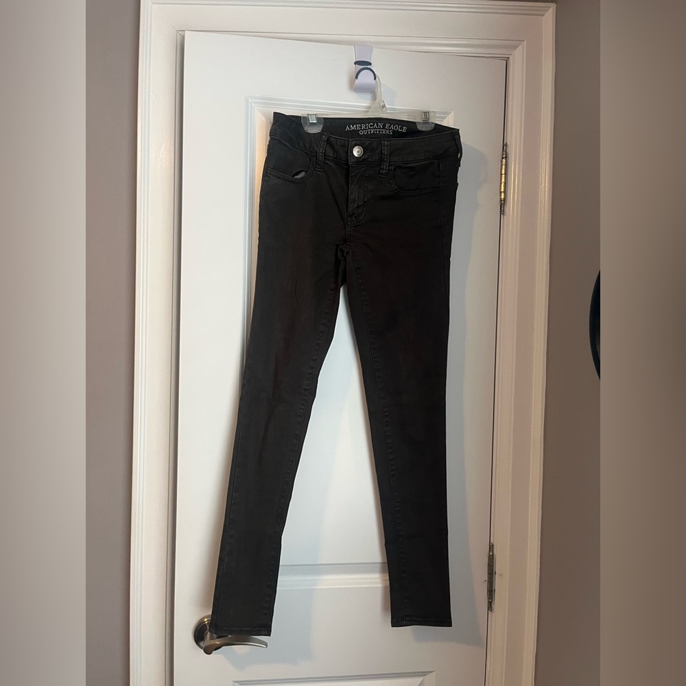 American Eagle Outfitters Dark Green Skinny Jeans